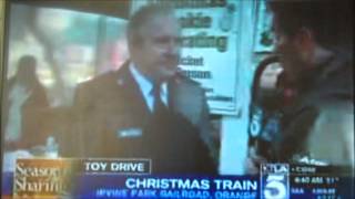 KTLA - Christmas Train, Kettle Need and Toy Drive Coverage