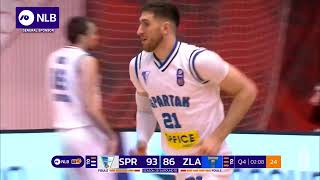 Aleksandar Lazić with the crucial dunk! (Spartak Office Shoes - Zlatibor Gold Gondola, 2.2.2024)