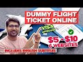 ⚡Dummy Ticket Booking Online⚡Dummy Ticket For Schengen Visa⚡How To Book Dummy Flight Ticket Booking