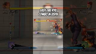 How Easy is This Evil Ryu Combo in Ultra Street Fighter IV #usf4 #evilryu