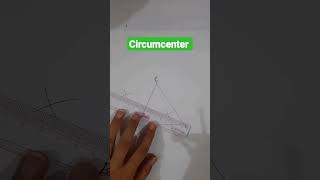 Best way to Construct Circumcenter of a triangle #shorts #circumcenter #triangle #geometry #ytshorts