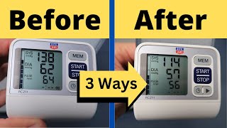 Can you lower Blood Pressure in Minutes? 💥3 ways 💥