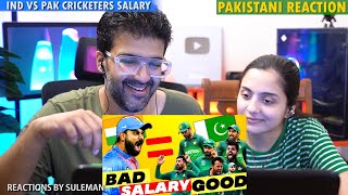 Pakistani Couple Reacts To Indian Cricketers Vs Pakistani Cricketers Salary | BCCI VS PCB