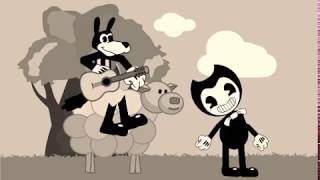 Bendy in sheep songs with Boris the wolf