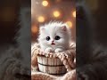 a cute talented baby kitty kitten cat singing performance apt song brunomars