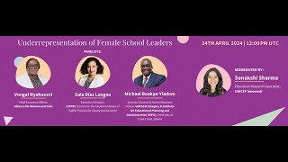 Role of Gender in School Leadership : Underrepresentation of Female School Leaders