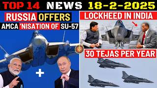 Indian Defence Updates : Su-57E Best Offer,Lockheed in India,30 Tejas MK1A Per Year,DRDO APS Ready