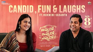 Candid, Fun \u0026 Laughs Ft. Rukmini Vasanth | Appudo Ippudo Eppudo | Nikhil | Divyansha | Sudheer Varma