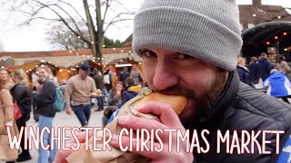 Winchester Christmas Market Tour 2021 - Mulled Wine, Bratwurst \u0026 More! Merry Christmas