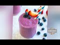 healthy very berry oaty smoothy recipe