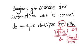 발음기호가 있는 프랑스어강의 “클래식 음악 공연을 보고 싶을 때”