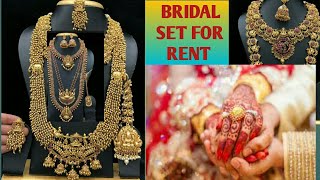 Temple Bridal Jewellery Set For Rent in Chennai&TN#wedding#babyshower #function#birthdayparty#temple