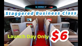 【China High-speed Railway】CR400BF-GZ Staggered Business Class Launch Day Experience  智能复兴号交错式商务座首日体验