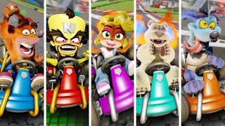 Crash Team Racing Nitro Fueled - All Winning Animations