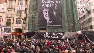 Turkey remembers slain journalist Hrant Dink 10 years later