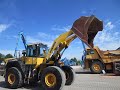 komatsu wa470 6 2009 radlader wheel loader demo