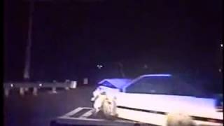 Clumsy driver in high speed car chase