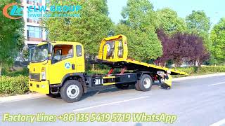 China 5Tons Flatbed Towing Wrecker