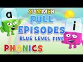 #SummerLearning Alphablocks - Blue Level Five | FULL EPISODES 7-9 | Learn to Read | #HomeSchooling