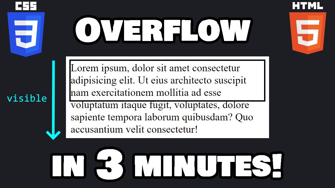 Learn CSS Overflow In 3 Minutes! 🌊 - YouTube