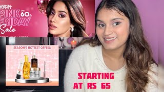 @Nykaa Pink Friday Sale 2024 honest recommendations || Makeup, Skincare and Haircare || From Rs 65