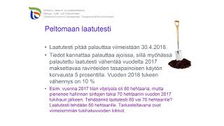 Ymparistokorvaus ja valvonta ELY kevat 2018