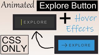 CSS Animated Explore Button Hover Effects
