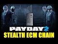 Payday 2 how to ECM chain stealth heists.