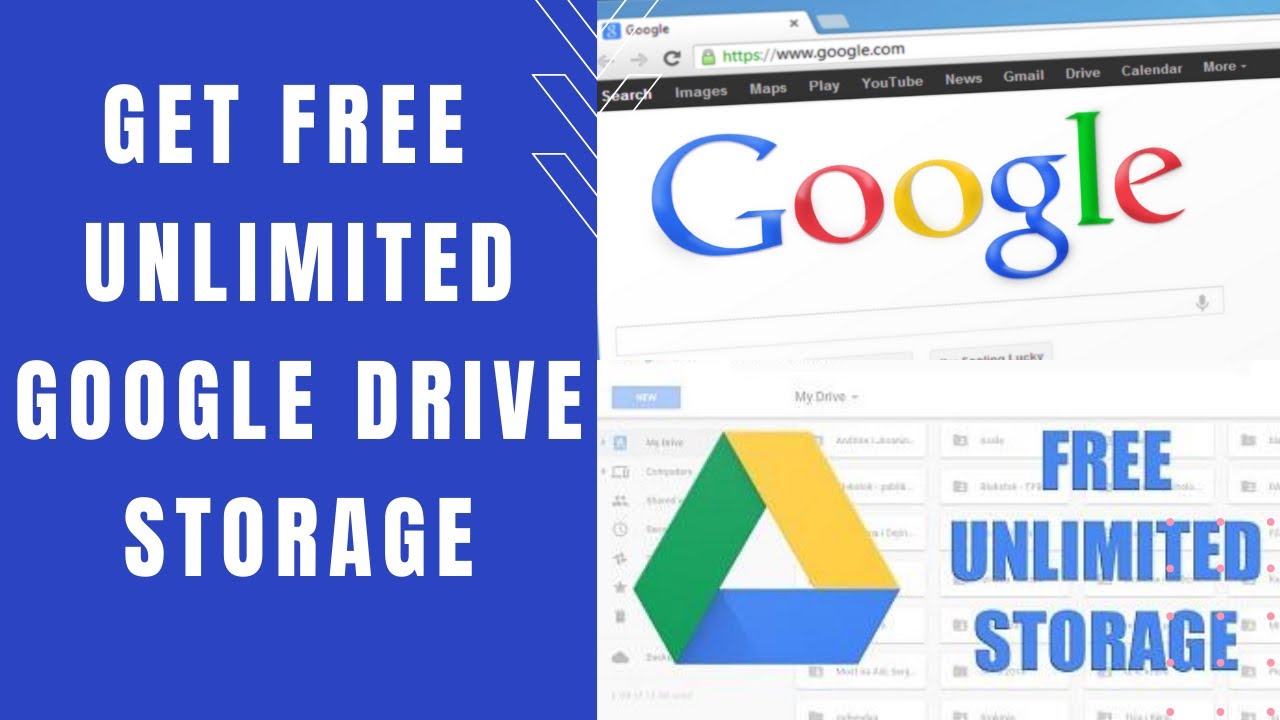 How To Get Free Unlimited Google Drive Storage - YouTube