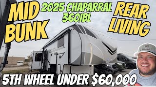 Rear Living Mid Bunk 5th Wheel | 2025 Chaparral 360IBL