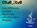How JVM works internally. Step by Step execution of java program.