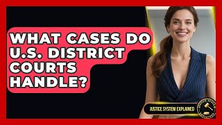 What Cases Do U.S. District Courts Handle? - Justice System Explained