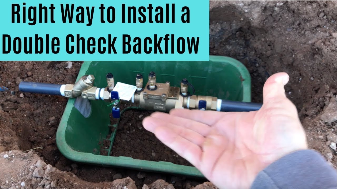 Backflow Preventer Installation Diagram