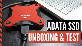 Adata SD600Q Durable external SSD Unboxing and test