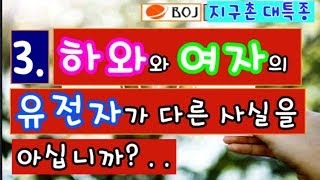 BOJ 지구촌 대특종 제3편. 하와와 여자의 DNA 유전자가 서로 다르다는 사실을 아십니까?