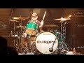 europe live in brisbane ian haugland drum solo