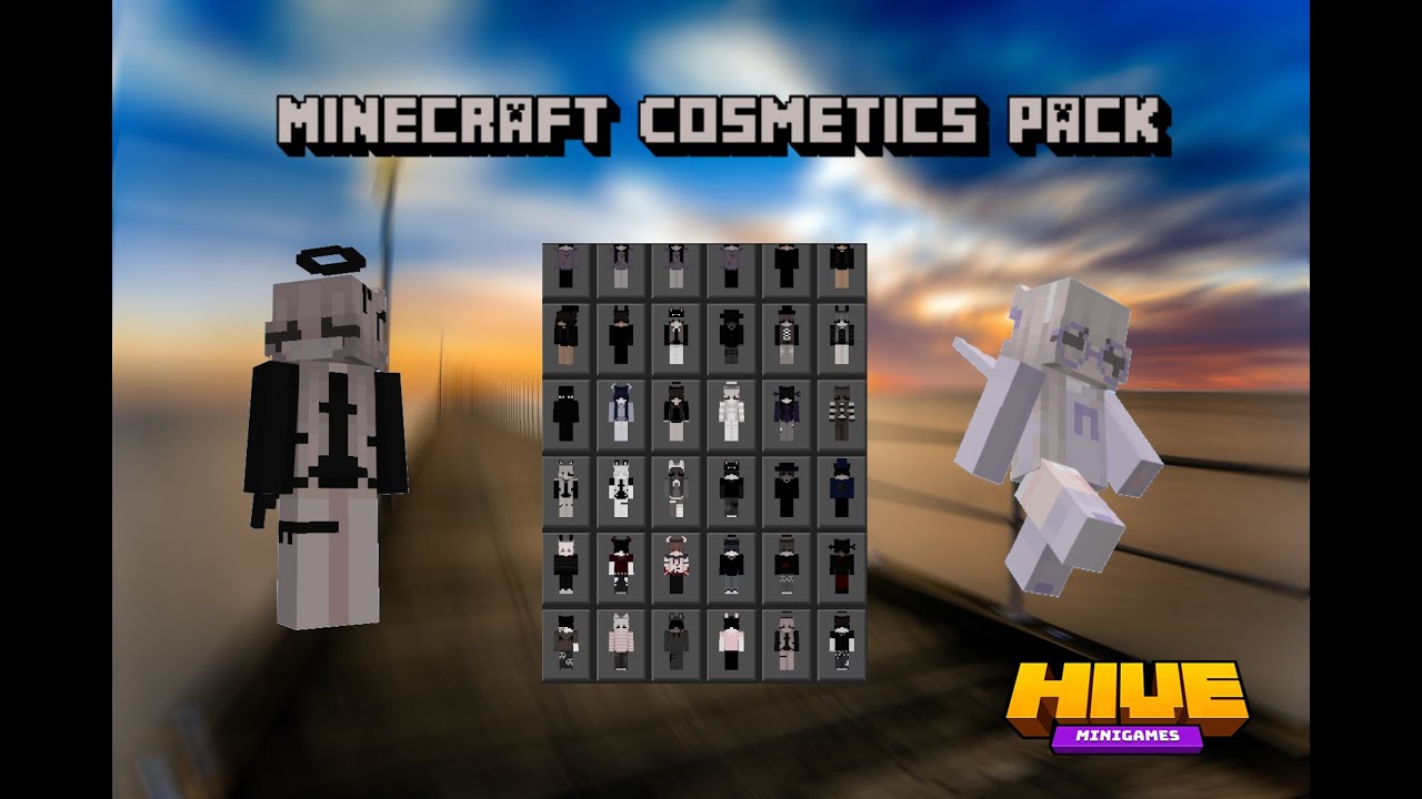 Mcpe Cosmetics Pack Youtube