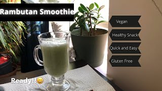 Refreshing Rambutan Smoothie Juice | Lychee Smoothie Drink