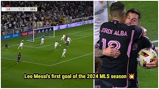 Lionel Messi Goal vs LA Galaxy | LA Galaxy vs Inter Miami 1-1