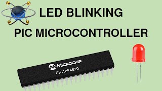 LED Blinking using PIC 16F877A | Complete C code PICC + Proteus Simulation