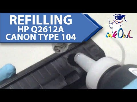 How to Refill HP Q2612A 12A and CANON Type 104 Toner Cartridges How to Refill HP Q2612A 12A and CANON Type 104 Toner Cartridges