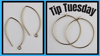 How to Make Wire Earring Hooks & Hoops Tip Tuesday Tutorial