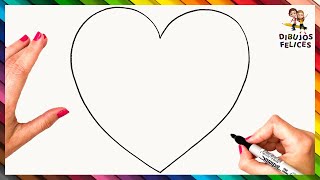 Cómo Dibujar Un Corazón Paso A Paso 💖 Dibujo De Corazón