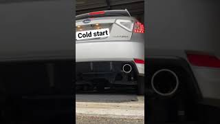 2010 Subaru Impreza muffler delete cold start