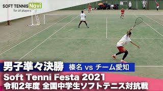 Soft Tennis Festa 2021 全国中学生ソフトテニス対抗戦/男子準々決勝1