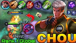 2025 Chou Best 1 Hit Build!! (100% BROKEN) - MLBB #chou #mobilelegends #mlbb #build