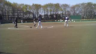 【玉川学園教職員野球部】20180331　VS　東海オルカーズ①