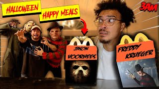 DO NOT ORDER JASON VOORHEES AND FREDDY KRUEGER HAPPY MEALS ON HALLOWEEN!! (THEY TOOK JESTER)