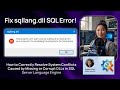 Fix sqllang.dll SQL Error!