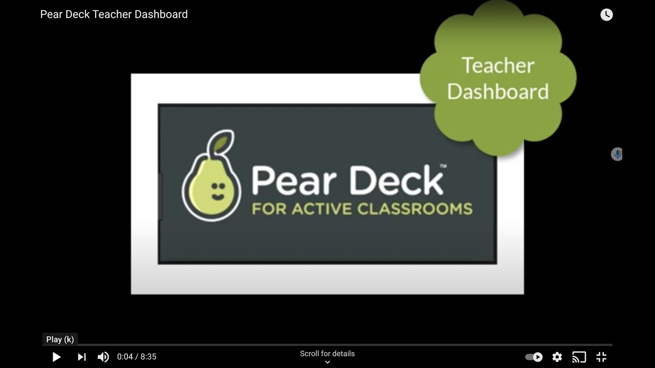 Pear Deck Teacher Dashboard At Jewel Waddle Blog
